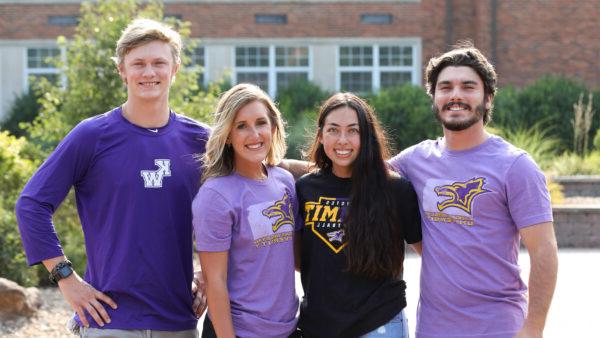 Group of students standing together